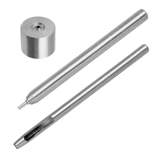Litoexpe 3.5mm Eyelet Hole Punch Die Tool Set, Grommet Setter Hollow Punch - color: Hole Punch Die Tool, size: 3.5 MM