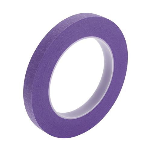 Painters Tape Easy Removal 0.5 Inches x 52.5 Yards Purple - color: Purple, size: 0.5 Inches x 52.5 Yards