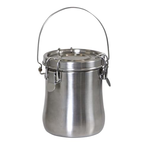 Newton Air-Tight Stainless Steel Brush Washer- Deluxe Leak-Proof Paintbrush Cleaning System for Artists & Painters