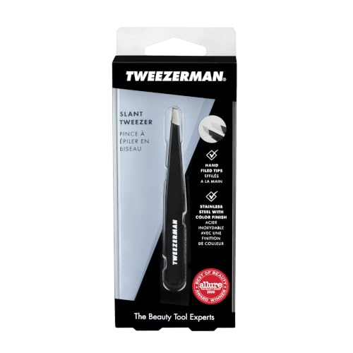 Tweezerman Slant Tweezer – Tweezerman Tweezers for Eyebrows Midnight Sky - color: Black