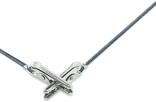 50 Pcs Metal Wires Alligator Clips Long Tail - Photo Clips 6 Inch (150mm)