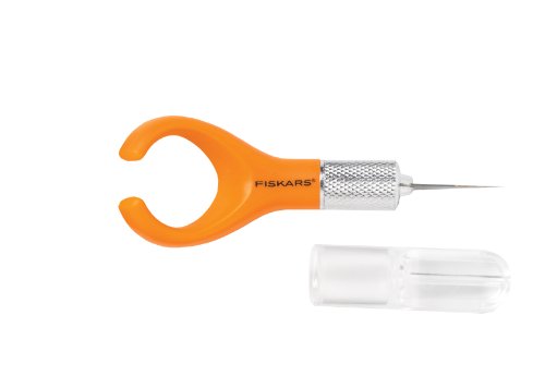 Fiskars 7" Fingertip Detail Craft Knife, Exacto Hobby Utility Knife - style: Fingerloop