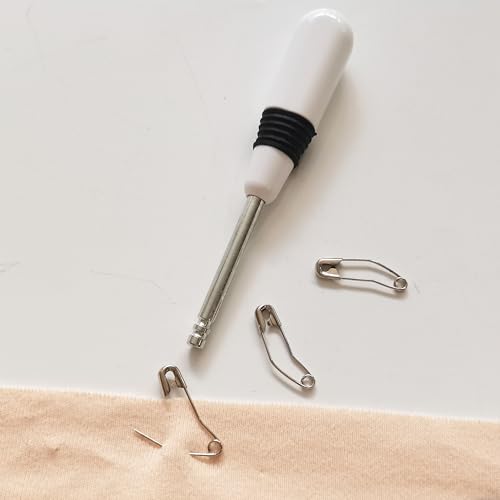 HONEYSEW Pin Basting Tool Opens and Closes The Pins Easily Safety When Pinning Quilt - A Handcrafted Sewing Tool for Quilters & Sewers. (1PC Pin Basting Tool) - color: 1PC Pin Basting Tool