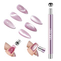 SAVILAND Double-Head Cat Eye Magnet Nail Magnet Pen Purple - color: Cat Eye