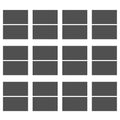 Laser Engraving Blank Gray ABS Double Color Plastic Sheet (Gray) - color: Gray
