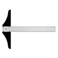 Alumicolor 12-inch Non Slip Standard Aluminum T-Square for Art Framing & Drafting, Silver - size: 12-inch