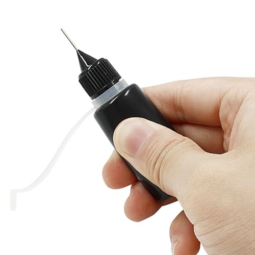 Piutouyar 15ml Black Precision Tip Applicator Bottle, 10 Pcs - size: 15ml