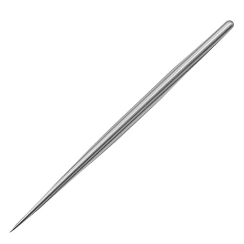 1 PCS Clay Needle Tools Sculpting Ceramics Pottery Carving Tools for Model Clay Supplies,Stainless Steel Ceramic & Pottery Needle Tools 5.9 Inch Texture Needle Pottery Scoring Tool,Silver, LXLVOUEG - color: silver, size: 5.9x0.26Inch-1P