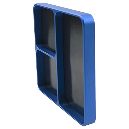 RC Screw Tray Magnet Screws Holder Plate Screw Organizer Tool (Blue) - color: Blue