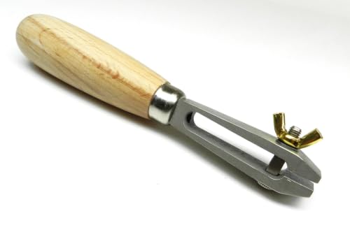 JTS Hand Vise Smooth Jaw Wood Handle 6"