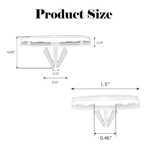 25PCS Car Clamp, Fender Clips Automotive, Stable, Long Service Life, Durable, Suitable for Gladiator 2020-2024, Wrangler 2018-2024 and Other Various Models