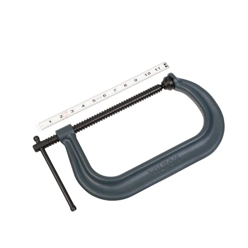 Wilton C-Clamp, 8-1/4" Opening, 4-15/16" Throat, 6900 Lbs. Clamping Force (Model 408) (Pack of 2) - size: 8-1/4 in., style: Pack of 2