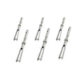 6PCS RC Airplane U-Clip Clamp Metal Clevis with Pull Rod Connector Coupler Pushrod Connect Shaft for RC Plane Helicopter Fixed Wing Parts DIY Model Aircraft Connection Accessories (M2/M3 Size Style 1) - style: M2/M3 Size Style 1