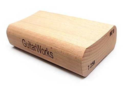 2-Way Fingerboard Radius Sanding Blocks for Guitar Bass Fret Leveling Luthier Tools (7.25"/ 9.5" Radius) - color: 7.25"/ 9.5" Radius