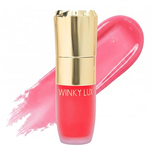WINKY LUX pH Cheeky Glaze Liquid Blush - Color Changing Dewy Pink Flush - color: B Cheeky Glaze - pH Reactive Natural Pink