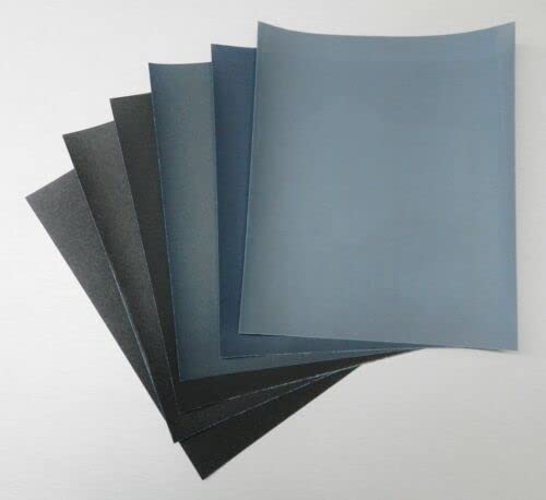 Matador Abrasive Wet or Dry Waterproof Sandpaper 10 Sheets 800 Grit 9"x11" S/C Made in Germany