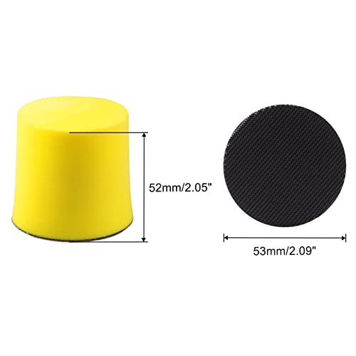 SPEEDWOX 3 Pack 2" Hand Sanding Blocks Hook and Loop Sanding Pad Hook Backing Plate for Wood Furniture Restoration Polishing Home and Car (Yellow) - style: 2" 3Pack