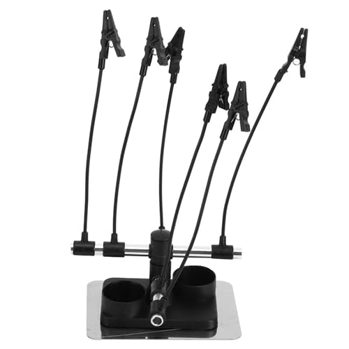 Airbrush Holder, Model Kit Tools Airbrush Accessories 6Pcs with Base for Airbrush