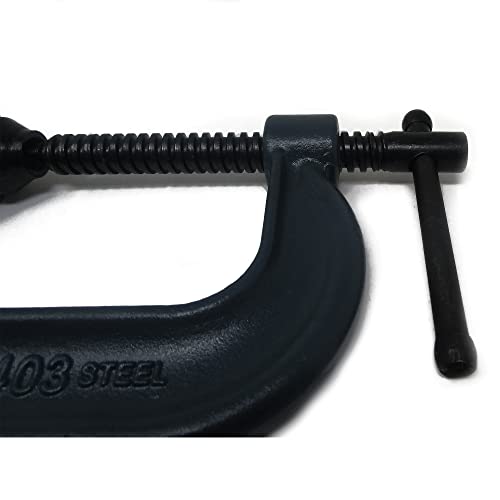 Wilton C-Clamp, 3" Opening, 2-7/16" Throat, 3500 Lbs. Clamping Force (Model 403) - size: 3 in., style: Pack of 1