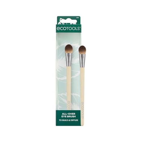 EcoTools All Over Eye Brush, Fluffy Eyeshadow Brush, Cruelty-Free, 1 Count