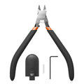 U02 Ultra-thin Single Edge Model Nippers 4.9in Plastic Sprue Cutter - color: Black