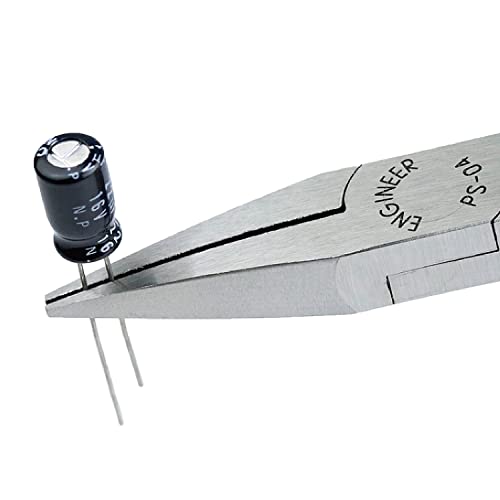 ENGINEER PS-04 Precision Flat Nose Pliers 132mm, ESD Safe, Made in Japan - style: Lead Pliers