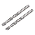 uxcell Solid Carbide Drill Bits, 3.4mm C2/K20 Tungsten Carbide Jobber Drill Bits Straight Shank Drilling Tool for Stainless Steel Aluminum Iron Metal Plastic 2pcs - size: 3.4mm