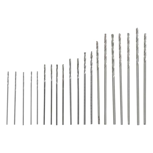 Zorfeter 20 PCS Metric Mini Drill Bit Set