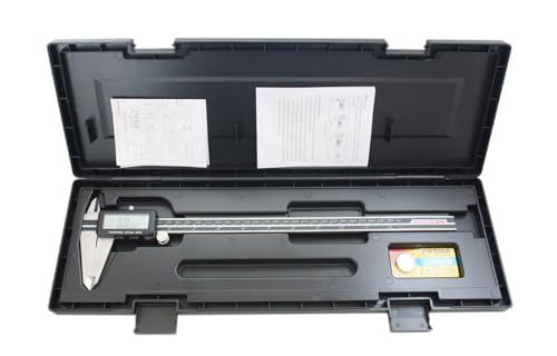 Accusize Digital Caliper, 12 in/300 mm, Full Screen LCD - color: Gray LCD, size: 12" / 0-300mm