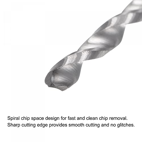 uxcell Solid Carbide Drill Bits, 2.1mm C2/K20 Tungsten Carbide Jobber Drill Bits Straight Shank Drilling Tool for Stainless Steel Aluminum Iron Metal Plastic 2pcs - size: 2.1mm