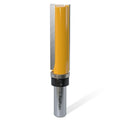 FIVEPEARS Pattern Flush Trim Router Bit, 1/2" Shank, 3/4" Cutting Dia, 2-1/2" Cutting Length, Top Bearing, Woodworking - size: 3/4" Dia - 2-1/2" CL - 1/4" Shank, style: Shank Size: 1/2"