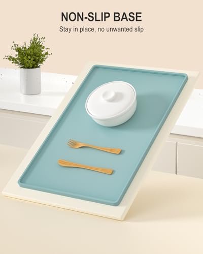 Silicone Art Mat for Crafts, 16" x 24" Waterproof Non-Slip Painting Mat - color: Blue, size: 16" x 24"