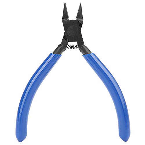 Ejoyous Cable Pliers 4inch, Wire Cutters Snips Chrome Steel Electrical Wire Cutting Nippers Diagonal Pliers, for Electronic Repair Jewelry Processing Model Making Fishing