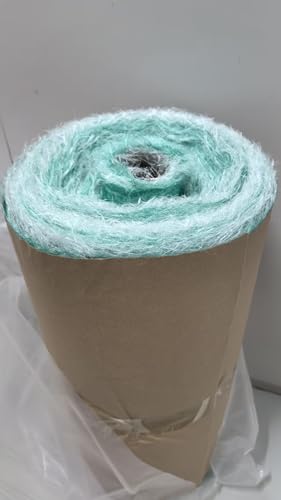 AUC Paint Spray Booth Exhaust Filter Roll, 40.5" x 300ft,15 Gram Fiberglass - size: 40.5"x300ft