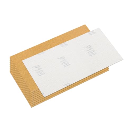 10 Pcs 100 Grit Sandpaper 3.6x7.3 Inch Sand Paper Alumina Abrasive - size: 3.6 x 7.3 Inch(100 Grit)