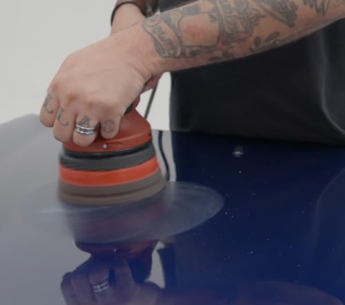 Koch-Chemie - Heavy Cut Pad V2 - Abrasive Sponge for Removing Strong Weathering & Deep Scratches; Low Torsion Forces & High Stability; Long-Lasting Compression Hardness; Contours Easily (126mm x 23mm) - size: 126mm