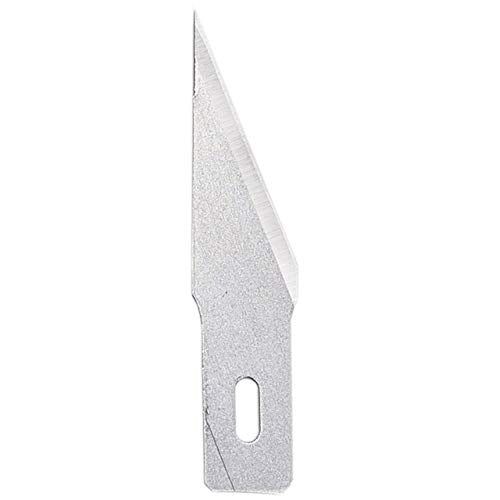 Excel Blades #2 Hobby Knife Blades - American Made Straight Edge Replacement Blades - 5 Pack - size: 1.75 x 1.38 inches, style: #2 Straight Edge Blade
