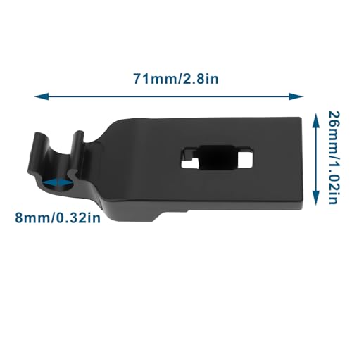 SING F LTD 2PCS Car Hood Plastic Prop Rod Clamp Clip 53452-02140 Compatible with Toyota Corolla 2014-2019
