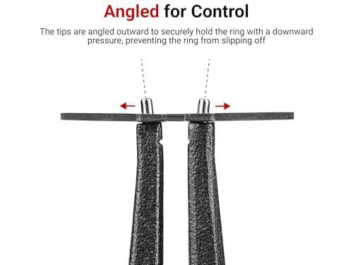 TEKTON 5 Inch 90-Degree External Retaining Ring Pliers | PRR31035 - size: 5 Inch, style: External 90-Degree
