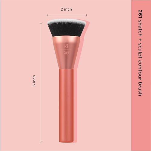 Real Techniques Snatch + Sculpt Contour Makeup Brush - size: 1 Count (Pack of 1)