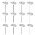 12PCS 25mm White Cloth Buffing Wheel, 3/32"(2.35mm) Shank - style: White Cloth