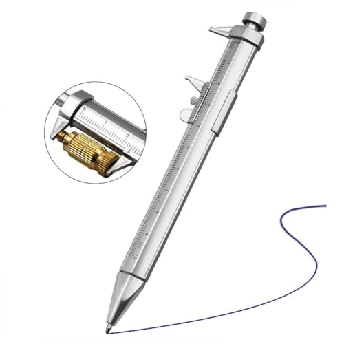 2Pcs Gel Pen Vernier Caliper, 10cm Metric Shock-Proof Measuring Tool, Multifunctional Caliper Vernier Caliper