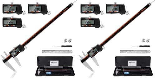 HARDELL Digital Caliper 12 Inch, Large LCD Screen Caliper Measuring Tool (Pack of 2) - size: 12 Inch (Pack of 2)