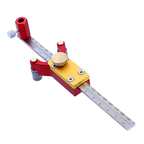 Scriber Marking Tools Scriber Adjustable Straight Arc Wheel Marking Gauge Tool Parallel Line Drawing