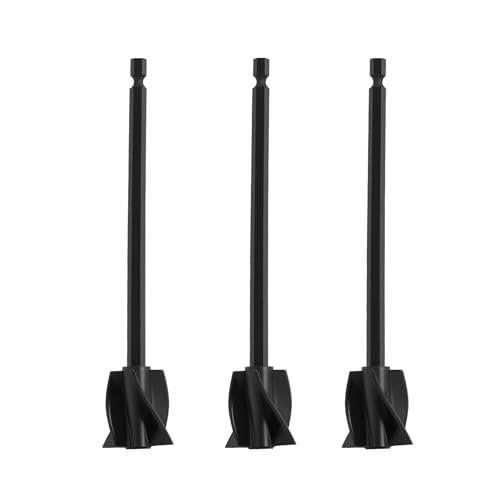 3 Pcs Epoxy Resin Mixer Paddles, Mixing Paddles for Drill, Epoxy Mixer for Drill Paint Stirrer Resin Mixing Attachments