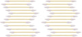 1200pcs Precision Tip Cotton Swabs for Makeup, Bamboo Sticks and Double Pointed (Pack of 2) - size: 24 Pack (1200)