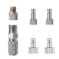 HUBEST 6pc Quick Release Kit, Converts Paasche to 1/8" BSP Airbrushes