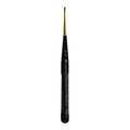 Princeton Mini-Detailer Angle Shader Brush, Synthetic, Short Handle, Size 12/0 inch, 1 Count - color: Black, size: Size 12/0 inch