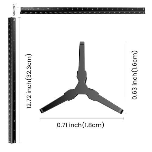 12 Inch Aluminum Architectural Scale Ruler, Aluminum Architect Ruler