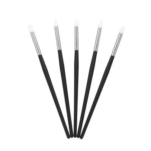 5Pcs/Set Dental Silicone Brush Pens for Resin Shaping and Trimmer (Pack of 2) - size: 1 Count (Pack of 2)